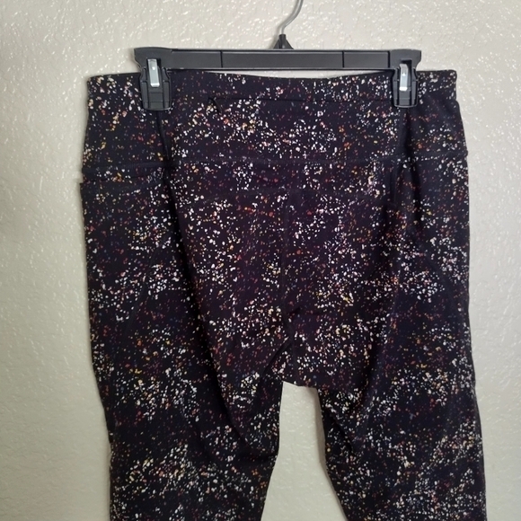 Sweaty Betty Power 7/8 Workout Leggings black confetti sz 16/Xl - Picture 5 of 8